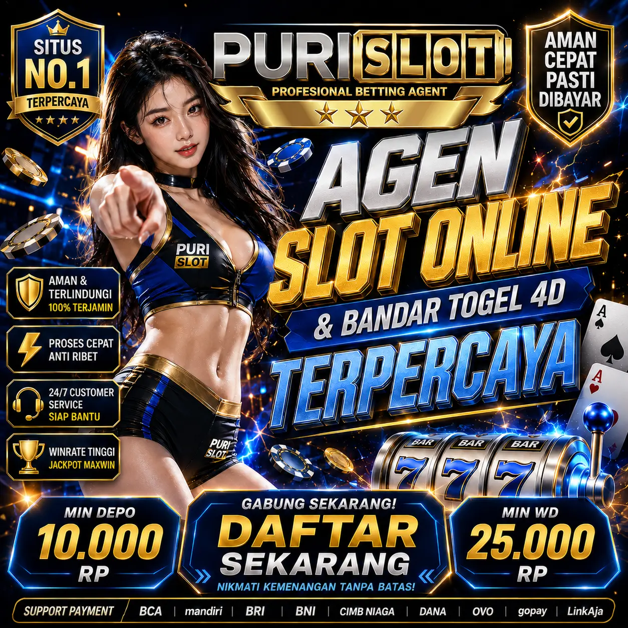 PURISLOT Extra Bonus 200% All Game